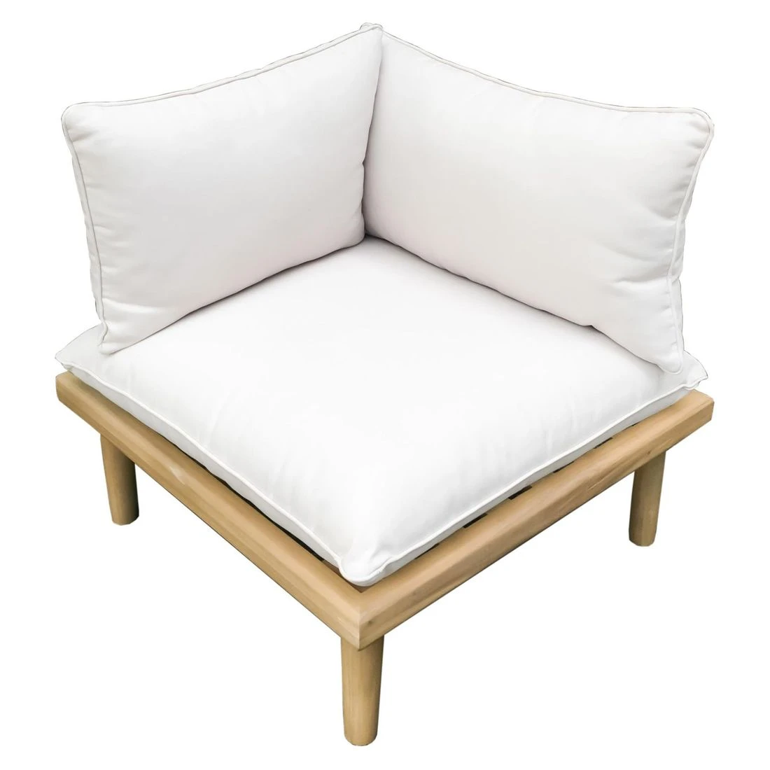 OUTLIV. Phoenix Ecklounge Akazie/Olefin Teak-Look