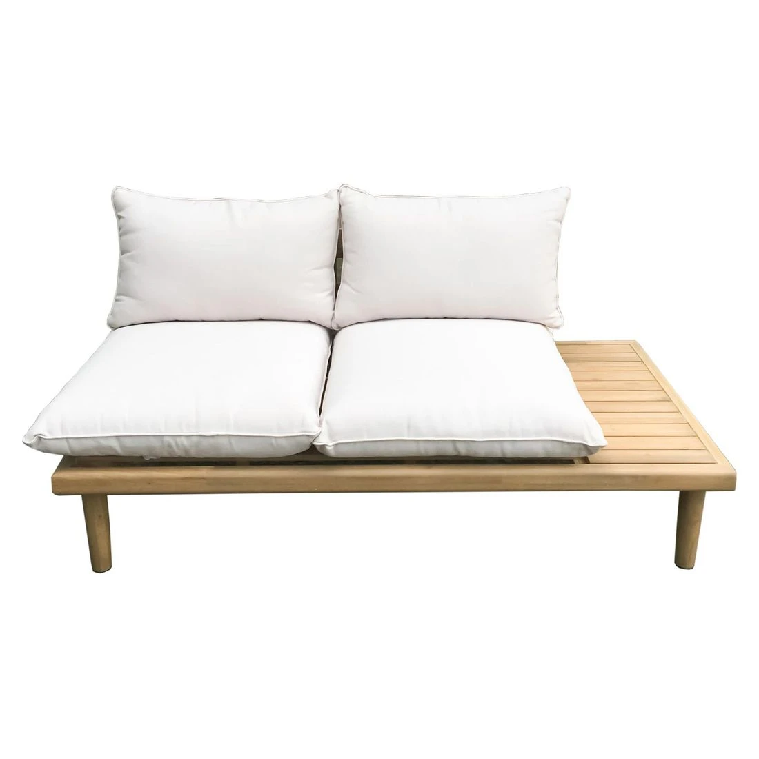 OUTLIV. Phoenix Ecklounge Akazie/Olefin Teak-Look