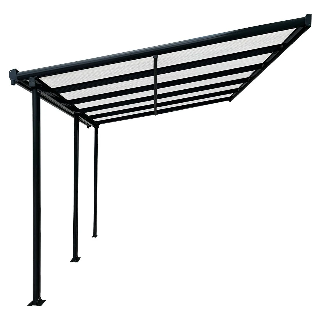 OUTLIV. Patio Terrassenüberdachung 312x255cm Aluminium Anthrazit