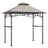 OUTLIV. Gartenpavillon 152x244cm Stahl/Stoff Schwarz/Grau