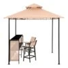 OUTLIV. Gartenpavillon Mit Bar & 2 Stühlen Beige