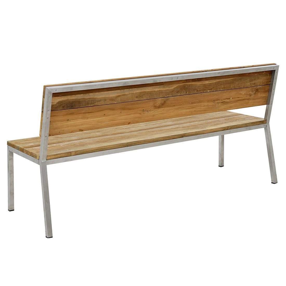 OUTLIV. Samoa Gartenbank Edelstahl/Teak Teak Recycelt