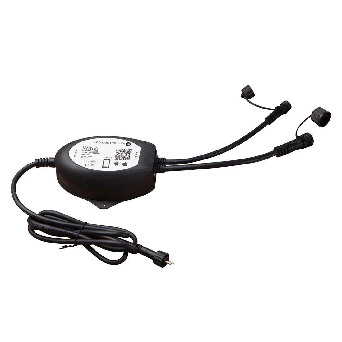 OUTLIV. Smart Light Starter -Set Wifi-Set: 3 RGB-Spots Silber/Schwarz