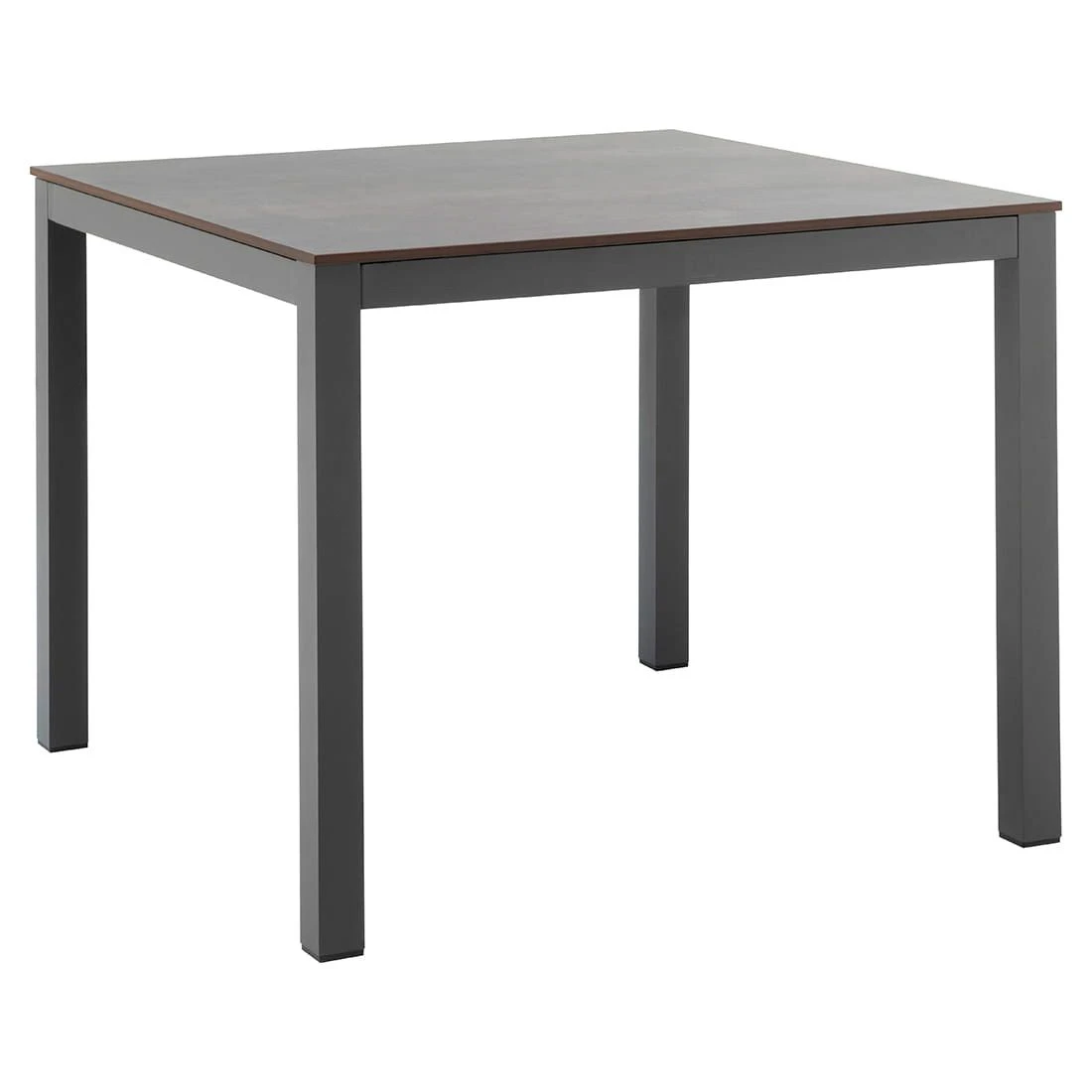 OUTLIV. Gartentisch-Platte 90x90cm HPL Zement dunkel