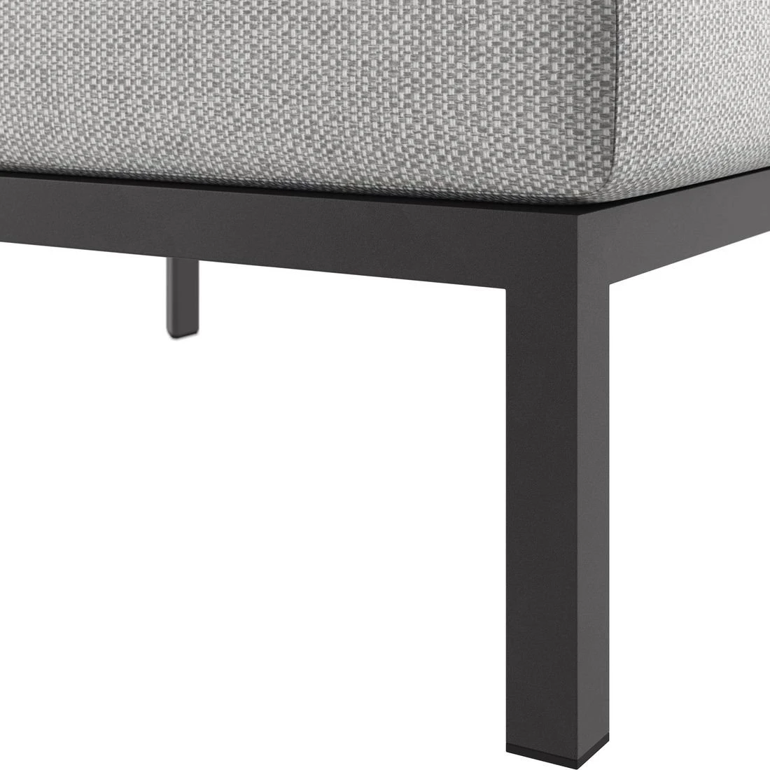 OUTLIV. Toskana Loungesessel Aluminium/Sunproof Anthrazit/Hellgrau