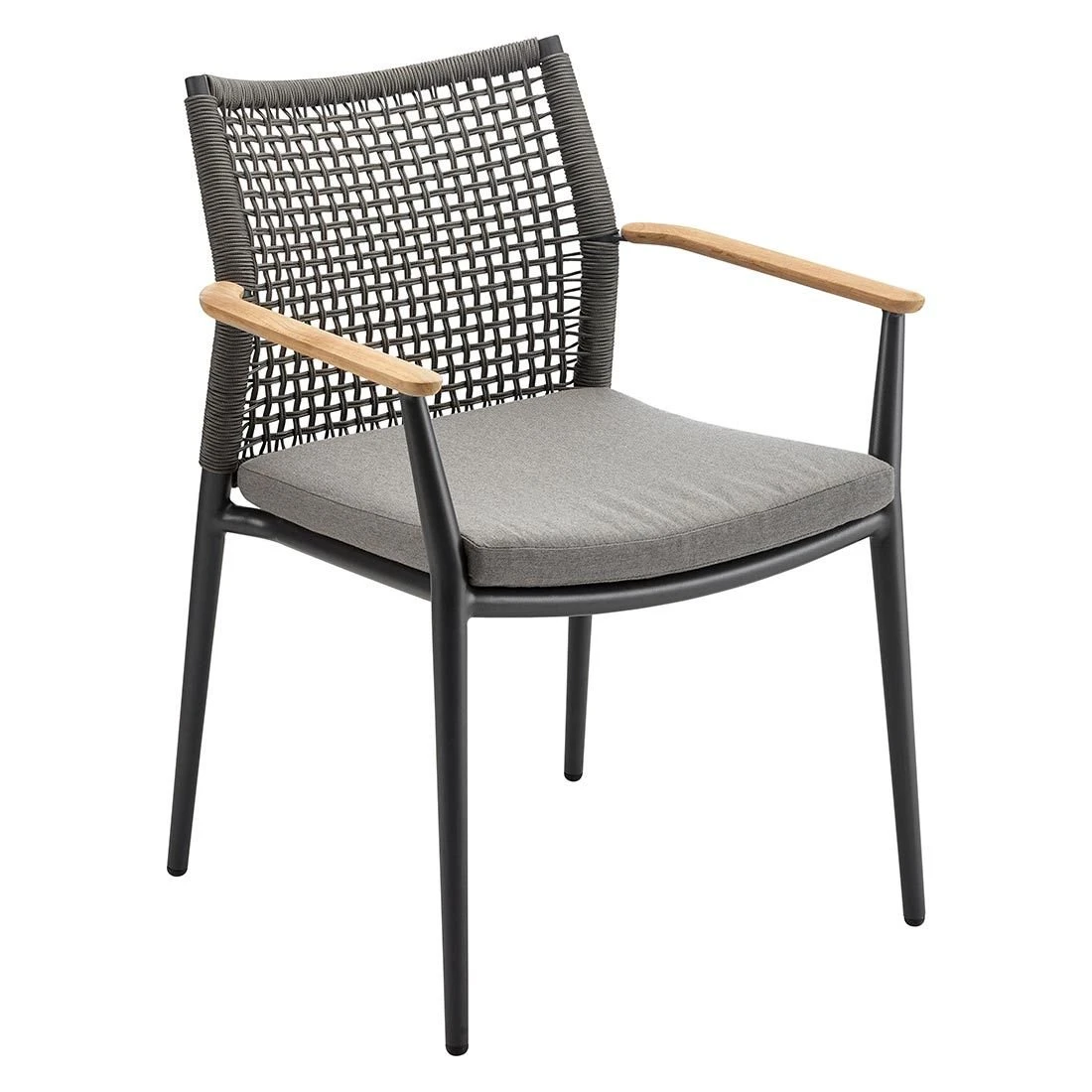 Solpuri Vera Gartenmöbel-Set 7-tlg. Tisch 200x100cm Anthrazit