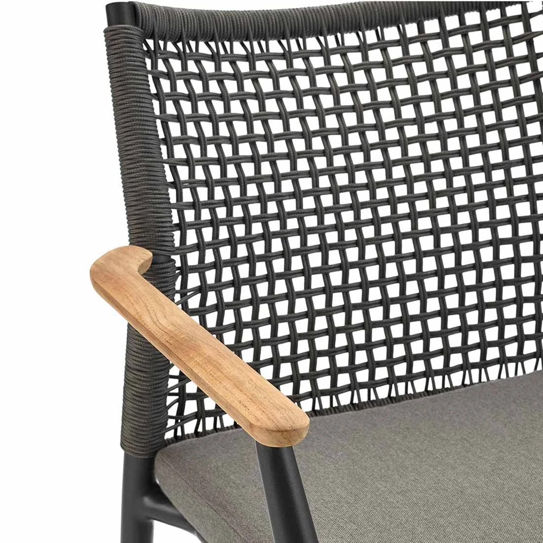 Solpuri Vera Gartenmöbel-Set 7-tlg. Tisch 200x100cm Anthrazit