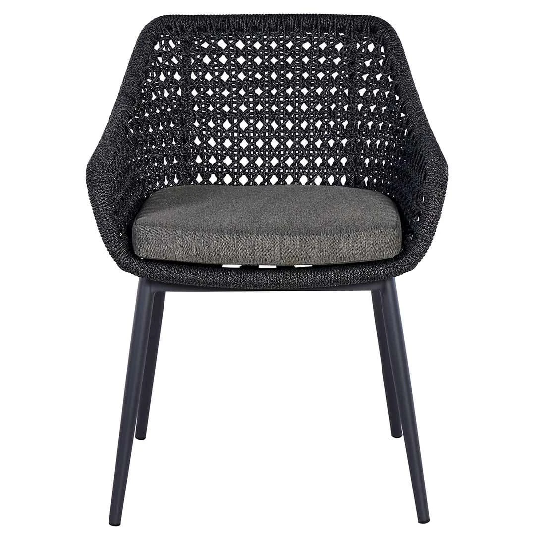 OUTLIV. Hudson Gartensessel Aluminium/Rope Charcoal/Anthrazit